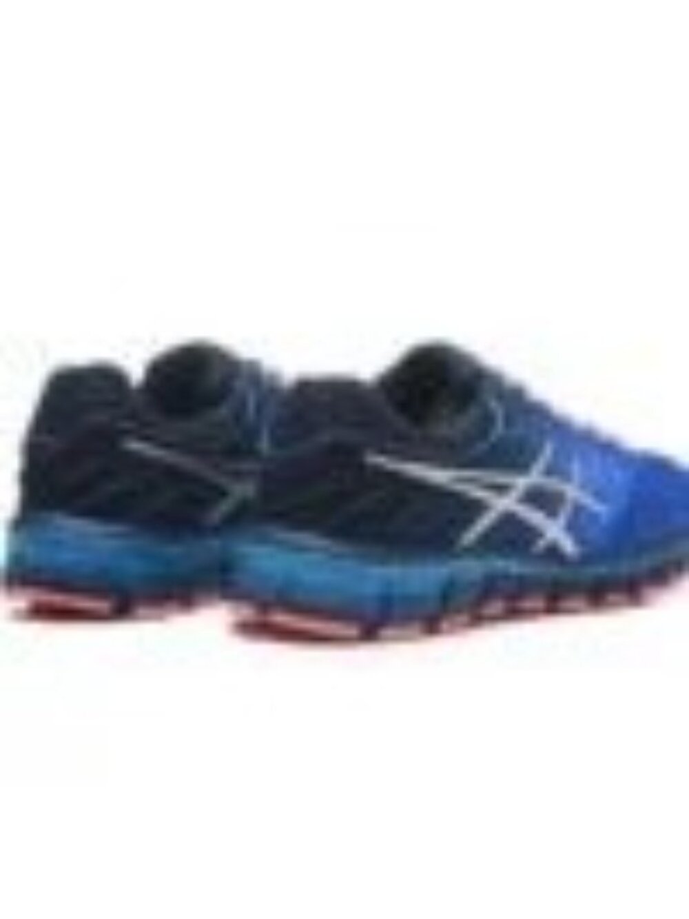 Asics Gel-Quantum 180 Running Shoes Size 10 Blue Orange Synthetic Fiber T6G2N - Picture 4 of 8